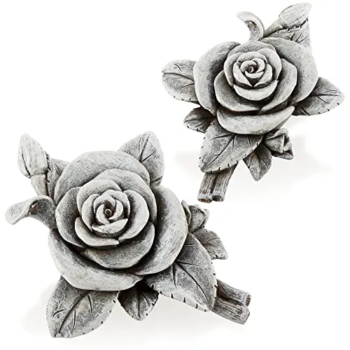 com-four® Grabdekoration Rose von COM-FOUR