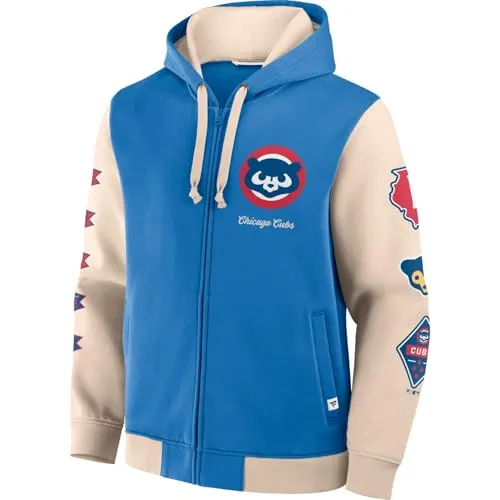 Fanatics Chicago Cubs MLB Retro Prints Zip Hoody - XL