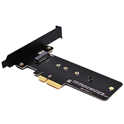 EZDIY-FAB PCI Express M.2 SSD NGFF PCIe auf PCIe 3.0 x4 (Unterstützung M.2 PCIe 22110, 2280, 2260, 2242)