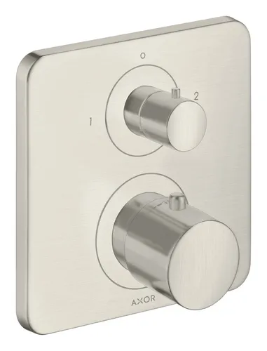 Axor Citterio M Thermostat - Edelstahl Optic - Wannen- & Duscharmaturen, elegantes Design mit präziser Temperaturregelung für ein luxuriöses Duscherlebnis.