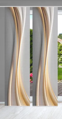 Vorhänge & Gardinen Gold von HOME in green