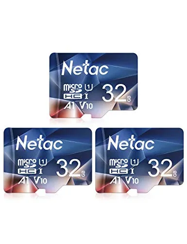 Netac 32GB SD Karte 3-in-1 Paket - High-Speed Speicherkarte für SLR Kamera, 32G/64G Flash Karte