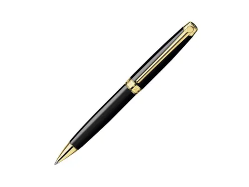 Produktbild Caran d'Ache Leman Gold Plated Ballpoint Pen - Ebony Black
