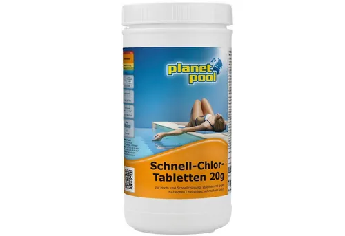 Planet Pool Poolpflege Planet Pool - Schnell-Chlor-Tabletten 20 g, 1 kg