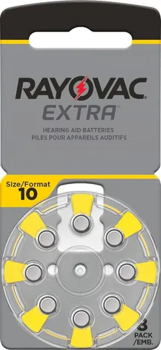 Produktbild Rayovac Extra Advanced Typ 10 PR70 Hörgerätebatterien