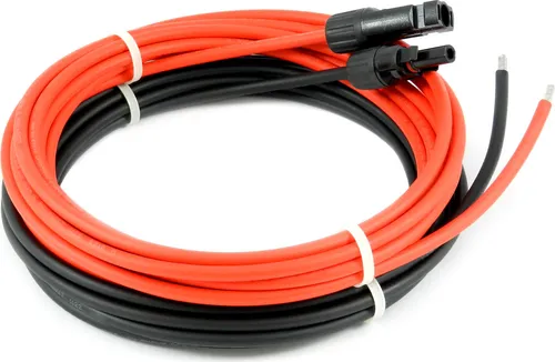 solartronics Solarmodul Solarkabel 4mm2 mit PV-Stecker Rot/Schwarz