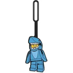 LEGO® Iconic Namensschild für Gepäck - Haifisch - Schwarz/Blau/Gelb