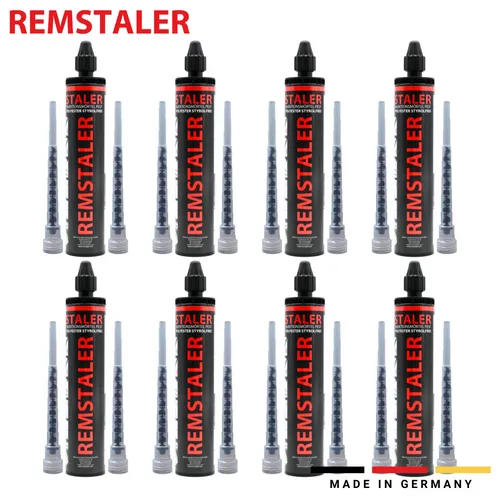 8x Verbundmörtel / Injektionsmörtel / Montagemörtel 300ml - inkl. 16 Mischer