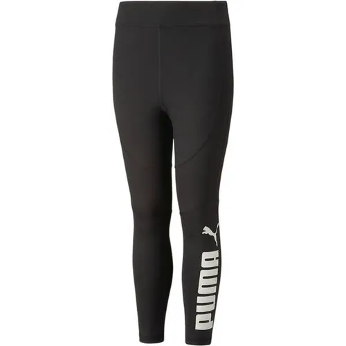 PUMA Kinder Caprihose FAVORITE Logo High-Waist 7/8 Tights G - Hosen für aktive Kinder, mit hohem Bund für optimalen Halt und stylischem PUMA Logo, ideal für Sport und Freizeit.