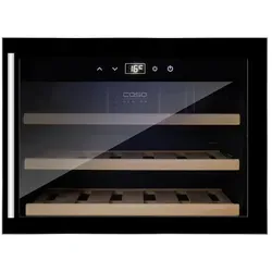 CASO Germany WineSafe 18 - Einbau-Weinkühlschrank für 18 Flaschen - Kühlschrank für Weine, mit einstellbarer Temperatur von 5-20°C und kompressorbasierter Kühlung für optimales Lagern und Genießen.