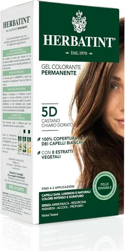 Produktbild Gel Colorante Permanente 5D Castano Chiaro Dorato Herbatint