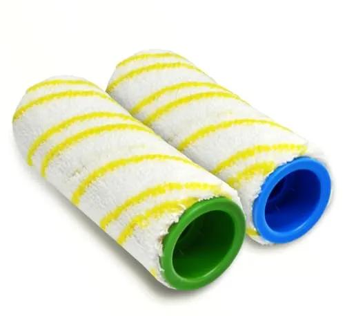 Invest Ersatzrollen für Kärcher FC5 FC7 FC3 - 2 Stück Bürstenrollen, effektive Schmutzentfernung und einfache Pflege für gründliche Bodenreinigung