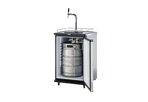 ich-zapfe Bierzapfanlage - Fassbierkühlschrank für 50L Fässer - Zapfanlage mit Schanksäule und Kompensatorhahn, ideal für Partys und Veranstaltungen, sorgt für perfekt gekühltes Bier.