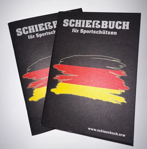 2x Schießbuch für Sportschützen