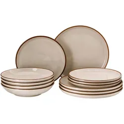 Rosenthal Kombiservice Profi Casual Shell 12-teilig in beige von Rosenthal
