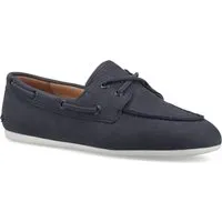 Sperry Slim Bootsschuh Leder Damen Marineblau Bootsschuhe