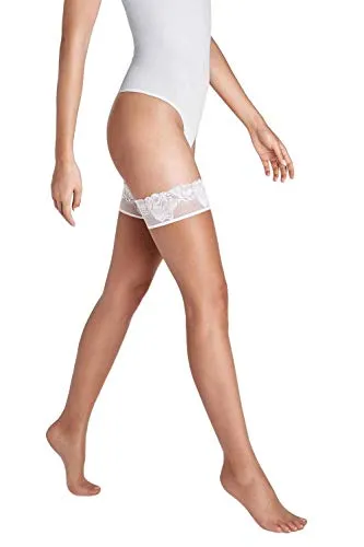 Wolford Damen Nude 8 Lace Stay-Up honey/white L