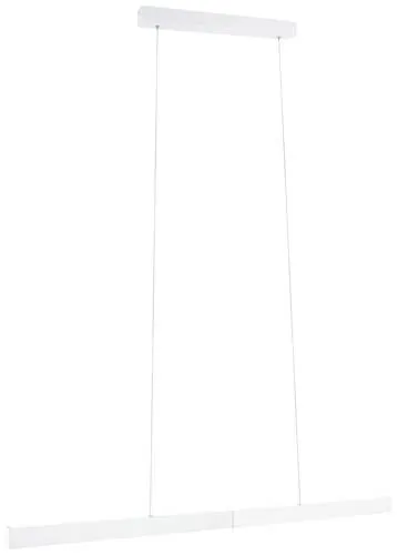 Paulmann 79889 LED Pendelleuchte Aptare - dimmbar und höhenverstellbar - Lampen - Elegante Pendelleuchte in Weiß matt gebürstet, dimmbar und kompatibel mit Smart Home Systemen für gemütliches Licht.