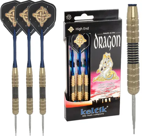 Keltik Dartpfeil Steeldart Dragon 19g & 21g - Hochwertige Steeldart Pfeile im Set mit zwei Gewichten, ideal für Präzision und Kontrolle beim Spiel. Perfekt für leidenschaftliche Dartspieler.