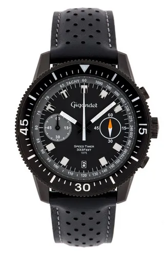 Gigandet Herrenuhr Chronograph Speed Timer G7-007 - Armbanduhren für Herren mit exklusivem Vintage-Design, präzisem Citizen-Miyota Quarzwerk und robustem Edelstahlgehäuse für höchste Ansprüche.