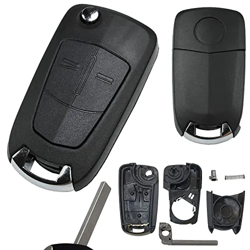 KONIKON Autoschlüssel Klappschlüssel Gehäuse Rohling Schlüsselrohling Auto Fernbedienung Neu passend für Opel Vectra Astra Corsa Signum Omega