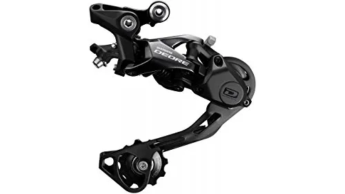 Shimano Deore RD-M6000 GS Shadow+ 10s Schaltwerk - Hochwertiges Schaltwerk für 10-Gang-Systeme, ideal für verschiedene Fahrradtypen wie Mountainbike und Rennrad. Robuste Aluminiumlegierung sorgt für Langlebigkeit und präzise Schaltvorgänge.
