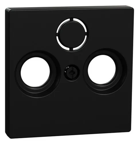 MERTEN MEG4123-0403 Antennensteckdosen schwarz matt System M Zentralplatte