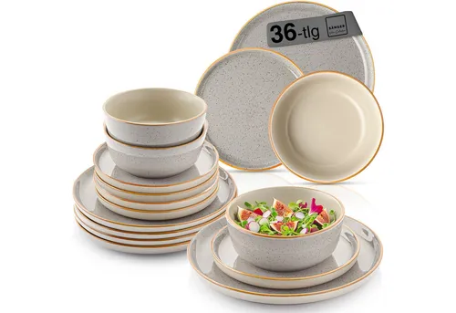 Geschirrsets Grau von Sänger