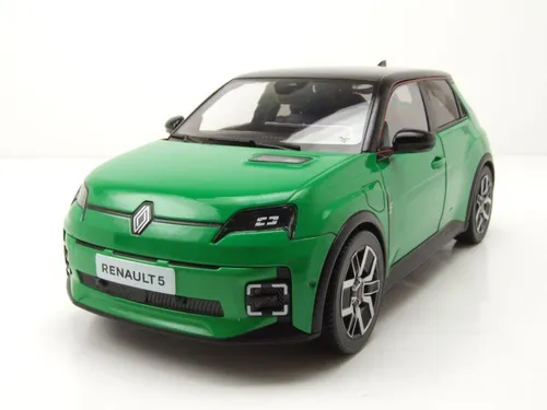 NOREV 1/18 - Renault 5 E-Tech 2024 185502 - Miniatur Motorfahrzeug-Modelle, detailgetreues Modell des Renault 5 E-Tech im Maßstab 1/18, ideal für Sammler und Autoenthusiasten.