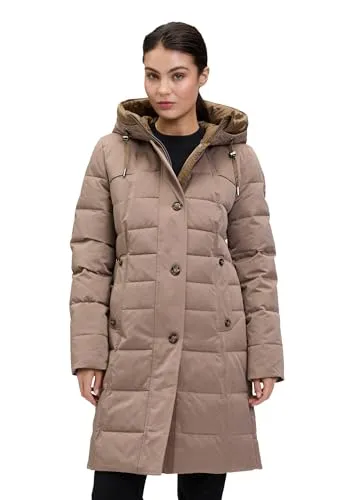 Gil Bret Damen Steppjacke mit Kapuze - Funktionsjacke in figurbetontem Schnitt, perfekt für Freizeitaktivitäten. Die wattierte Kapuze und die raffinierte Taschenlösung bieten zusätzlichen Komfort und Stil.