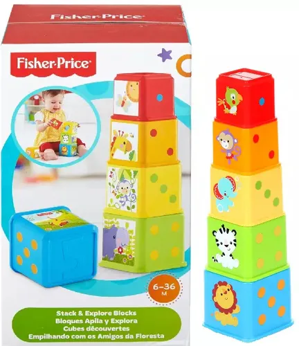Fisher-Price. CDC52 Klocki odkrywcy Fisher Price 887961037807