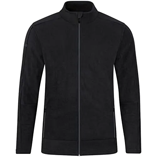 JAKO Fleecejacke Damen Schwarz/Anthrazit - Funktionsjacken mit extrafeinem Micro-Fleece für höchsten Tragekomfort, 40°C waschbar und ideal als Arbeitskleidung für Damen.
