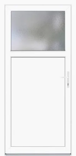 Kunststoff-Nebeneingangstür K 301 Weiß 98 cm x 198 cm von Panto