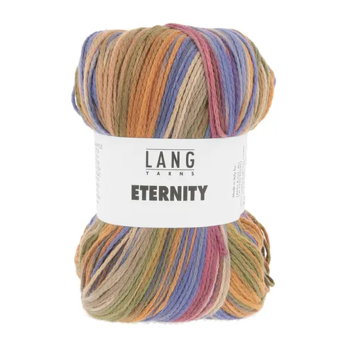 Wolle Kreativ! Lang Yarns - Eternity Fb. 3 orange olive periwinkle rost 100 g