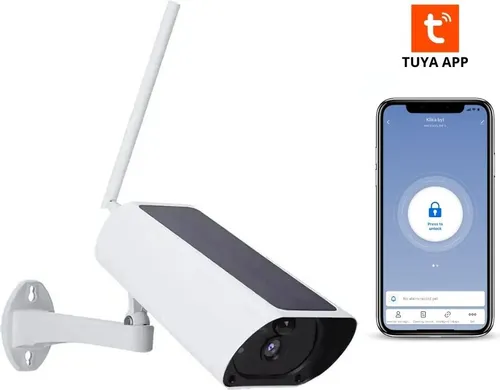 BOT Outdoor IP/WiFi Kamera A3 Tuya mit Solarpanel