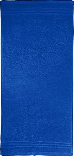 REDBEST Handtuch New York Royalblau Größe 50x80 cm - leichte, weiche Qualität, saugstark, sehr strapazierfähig, 100% Baumwolle