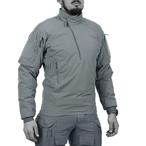 UF Pro Delta AcE Plus Gen.3 Taktische Winterjacke Steel Grey - Hochwertige Winterjacke mit winddichtem und wasserabweisendem Material. Hybrid-Design für optimale Bewegungsfreiheit und effizientes Feuchtigkeitsmanagement. Ideal für Outdoor-Aktivitäten in kaltem Wetter.