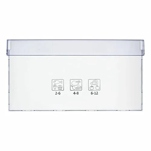 LUTH Premium Profi Parts Kompatibel mit Beko Gefrierschubladenblende unten 4634610200 445X235mm für Kühlgefrierkombination