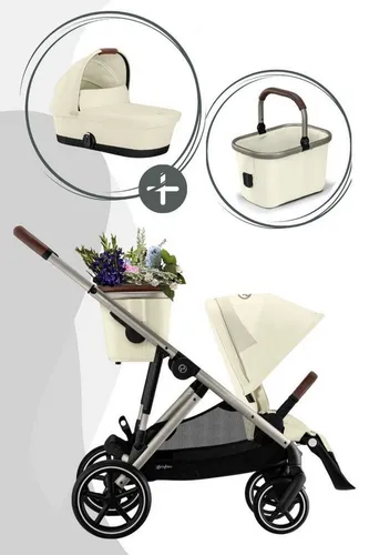 Cybex Kombi-Kinderwagen Gazelle S inklusive Cot S Babywanne von CYBEX