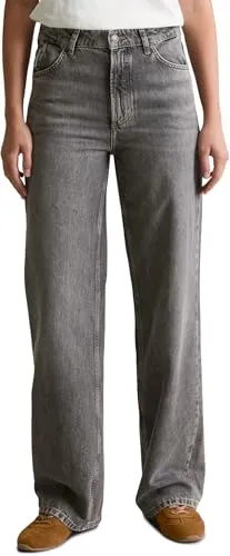 Marc O'Polo DENIM High Waist Jeans Tomma aus Bio-Baumwolle - Jeans aus 100% Bio-Baumwolle ohne Stretch, umweltfreundlich und stylish, ideal für einen lässigen Look.