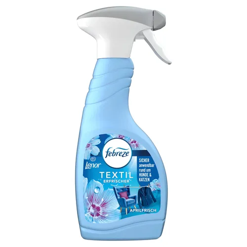 febreze Textilerfrischer Lenor Aprilfrisch 0,5 l - Frischer Duft für Textilien - Raumerfrischer, entfernt zuverlässig Gerüche aus Textilien und hinterlässt einen langanhaltenden Frischeduft.