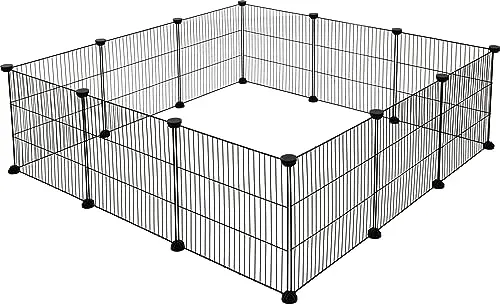 Produktbild Kerbl Pet Freilaufgehege Hopsi, 12 Gitterelemente, flexibel erweiterbar