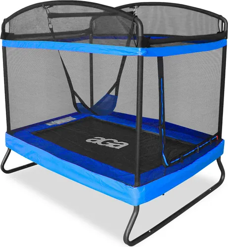 Aga Rechteckiges Trampolin 122x183 cm mit Sicherheitsnetz