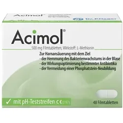 Acimol mit pH Teststreifen Filmtabletten von Dr. Pfleger Arzneimittel
