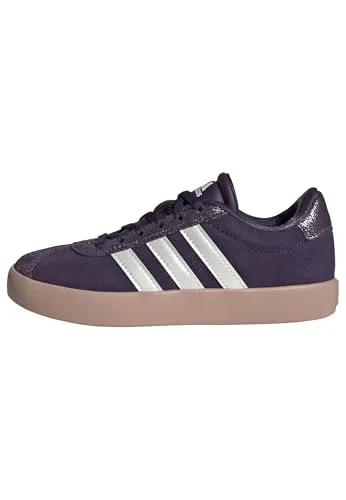 adidas VL Court 3.0 Kinder Sneakers - Stylische Sneakers in Aurora Plum für Kinder, ideal für Freizeit und Sport mit bequemer Passform und rutschfester Sohle.
