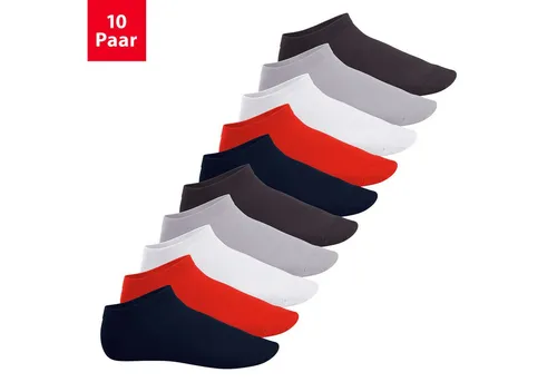 Footstar Füßlinge EVERYDAY! 10 Paar / 20 Paar Damen & Herren Sneaker Socken