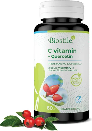 Biostile Natürliches C Vitamin + Quercetin – 60 Kapseln für Vitalität - Kategorie: Vitamine & Nahrungsergänzungsmittel. Vegane Kapseln mit hochwertigen Inhaltsstoffen zur Unterstützung der allgemeinen Vitalität. Hergestellt in der EU, ideal für den täglichen Gebrauch.