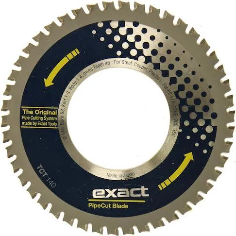 Exact Widia-Präzisionssäge zum Schneiden von Stahl 140 mm 46z (TCT140) (EXACT-TCT140)