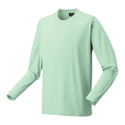 Yonex Tennis-Langarmshirt Practice 2025 – Herren, M, hellgrün - Hochfunktionelles Langarmshirt für Herren mit weichem Tragekomfort. Ideal für Badminton und Tennis. Stylishes Yonex Logo auf der linken Seite. Material: 100% Polyester.