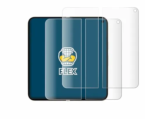 BROTECT 2 Stück Full-Cover Schutzfolie für Google Pixel 9 Pro Fold (Inneres Display) Full-Screen Displayschutz-Folie [3D Curved, Kristall-Klar]